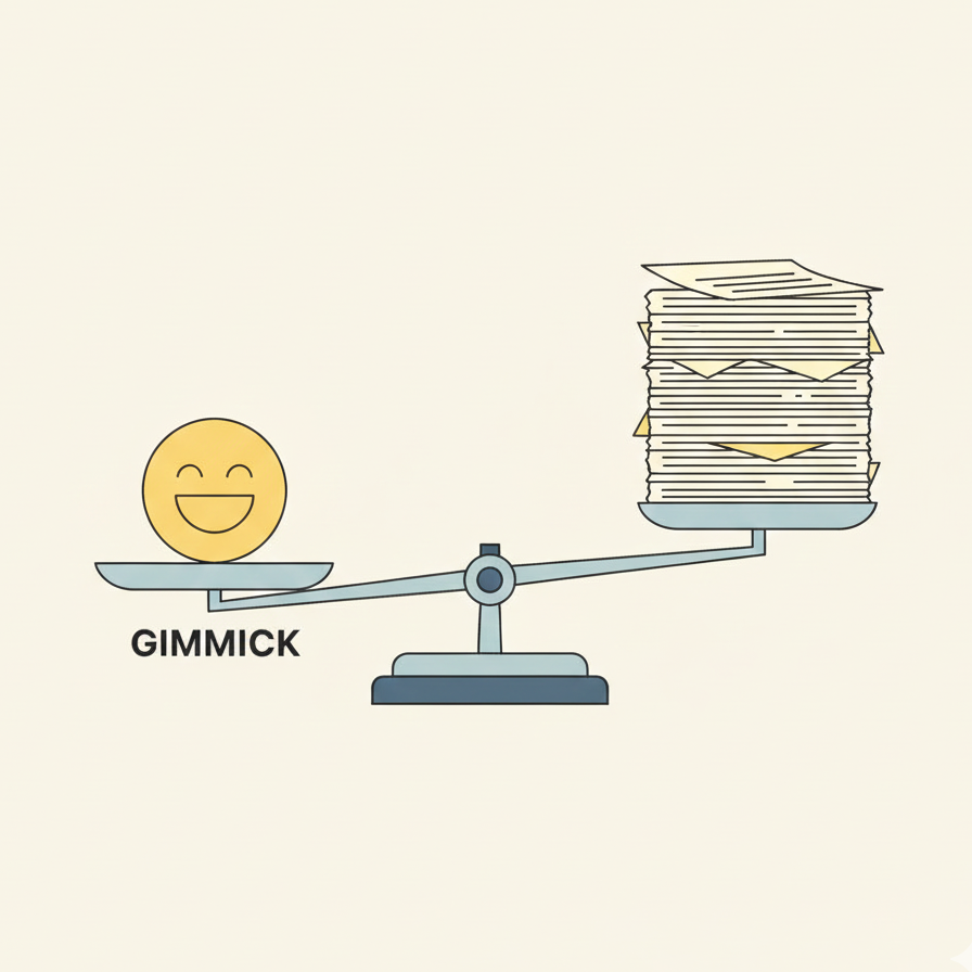 Porsi Gimmick Lebih Besar dibanding Substansi